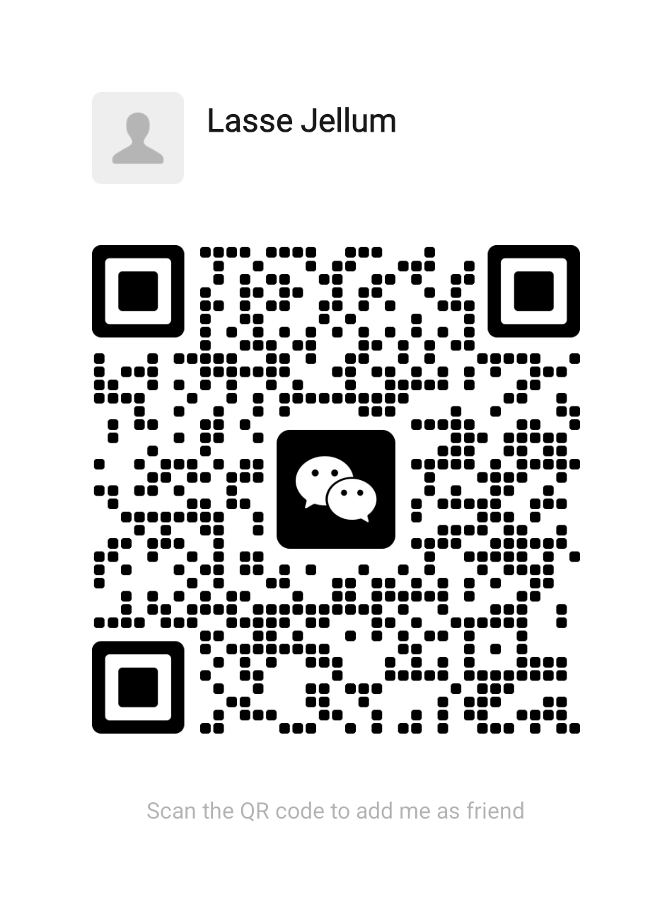 WeChat QR code for Lasse Jellum